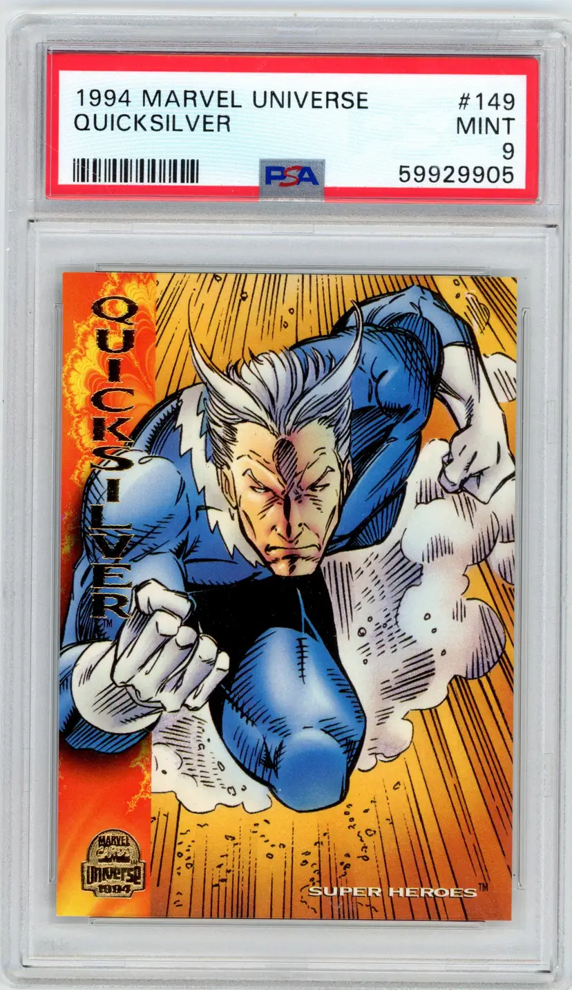 1994 Marvel Universe QUICKSILVER #149 PSA 9 MINT