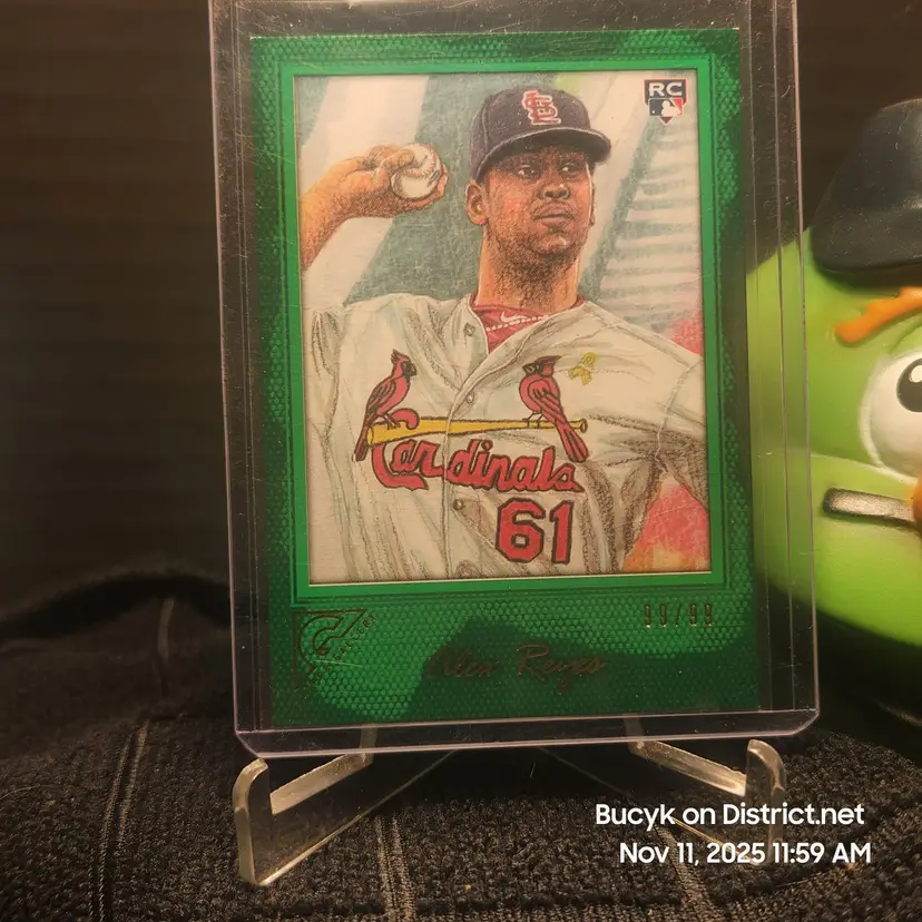 2017 Topps Gallery Green - Alex Reyes St. Louis Cardinals 99/99
