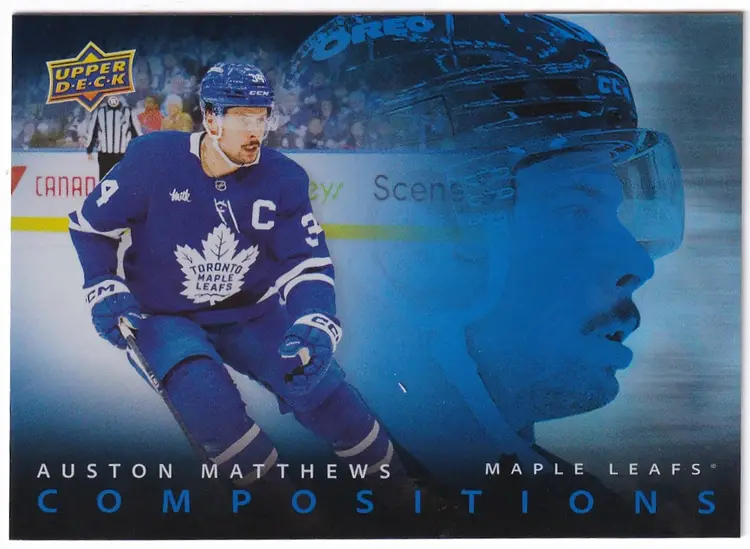2025-26 Upper Deck Compositions #CMP1 Auston Matthews Toronto Maple Leafs Hockey Card