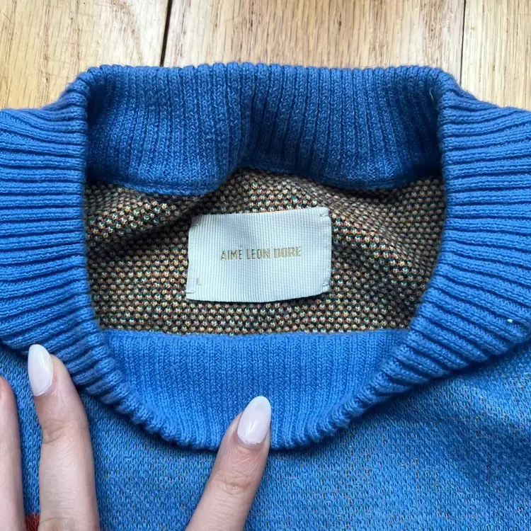 Aime Leon Dore Molyvos Knit Sweater - Blue