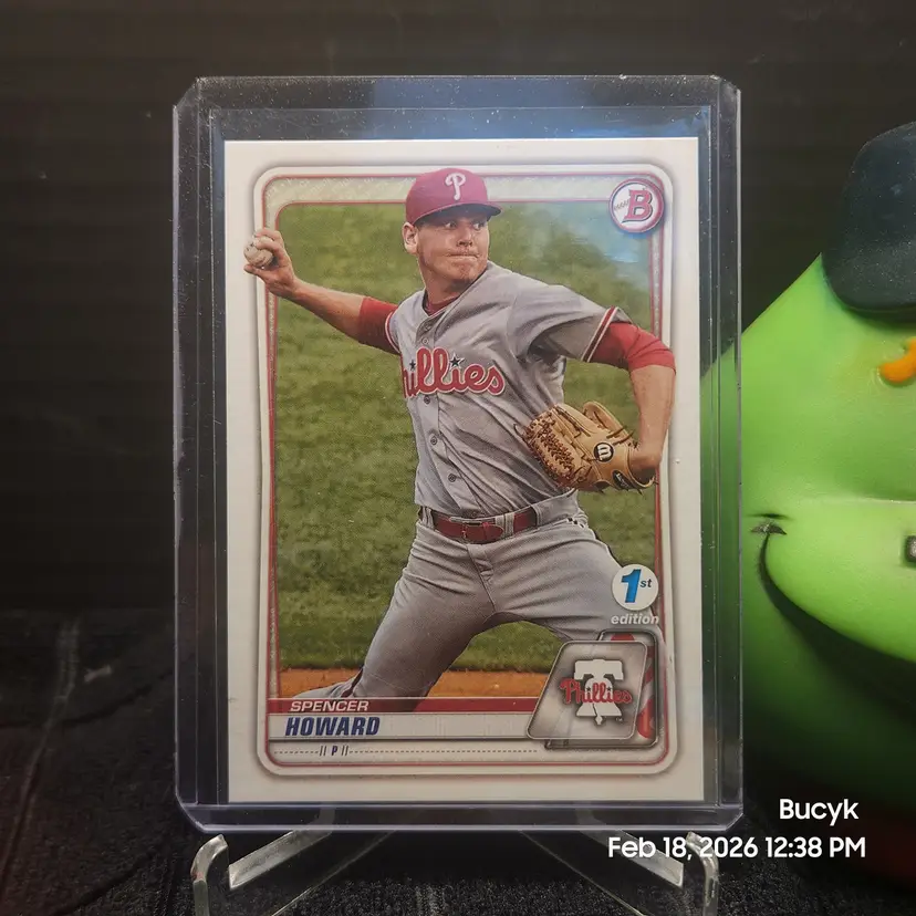 2020 Bowman 1st edition - Spencer Howard Philadelphia Phillies