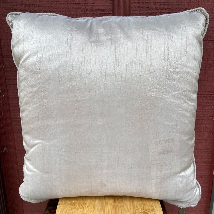 Set of 2 - Pier 1 Birch Tree, Embroidered Accent, Throw Pillows