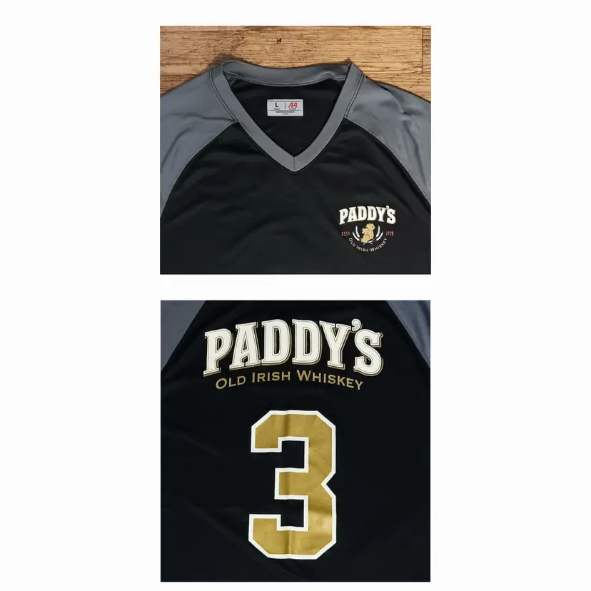 Paddys Old Irish Whiskey Jersey whisky shirt alcohol beer promo advertising