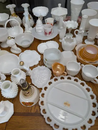 Milk glass Monday round 2 