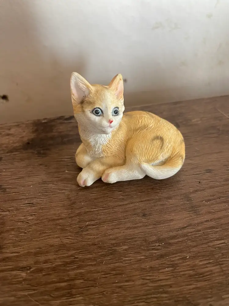 Orange Cat Statue