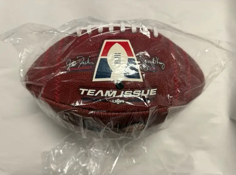 DEFUNCT AF1 Arena Football Team Issue Salina Liberty Leather Game Ball