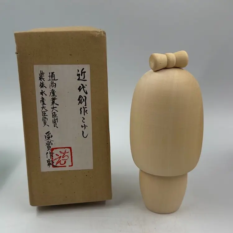 Vintage Creative Kokeshi Doll By Kaihel Katsura