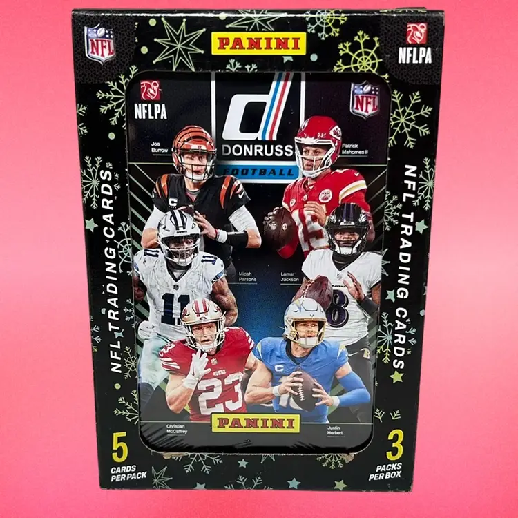 2024 Donruss Football Winter Tin Shipped Sealed (stacked shipping)