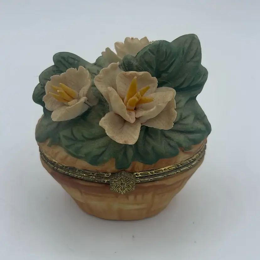 trinket Box 3 Flowers