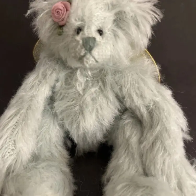 Vintage Bartons Creek Collection 1999 Gund Angel Bear Aurora, Artist Karen Mayer