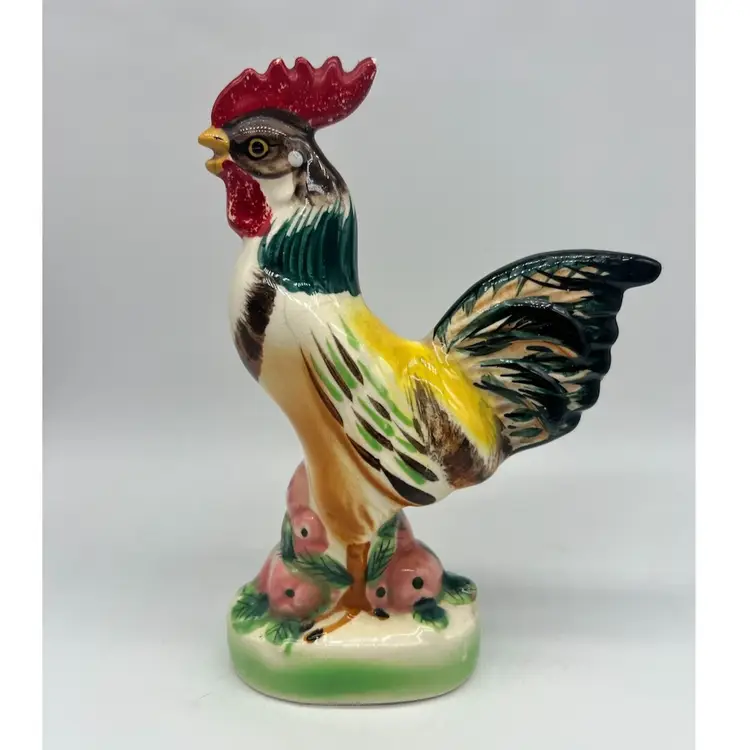 Vintage Fern Imports Japan Rooster