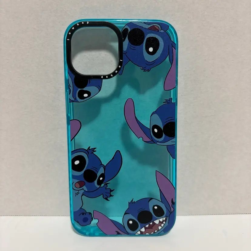 Disney Stitch Blue Apple iPhone 13 Case Blue Bumper NEW Lilo & Stitch Protection