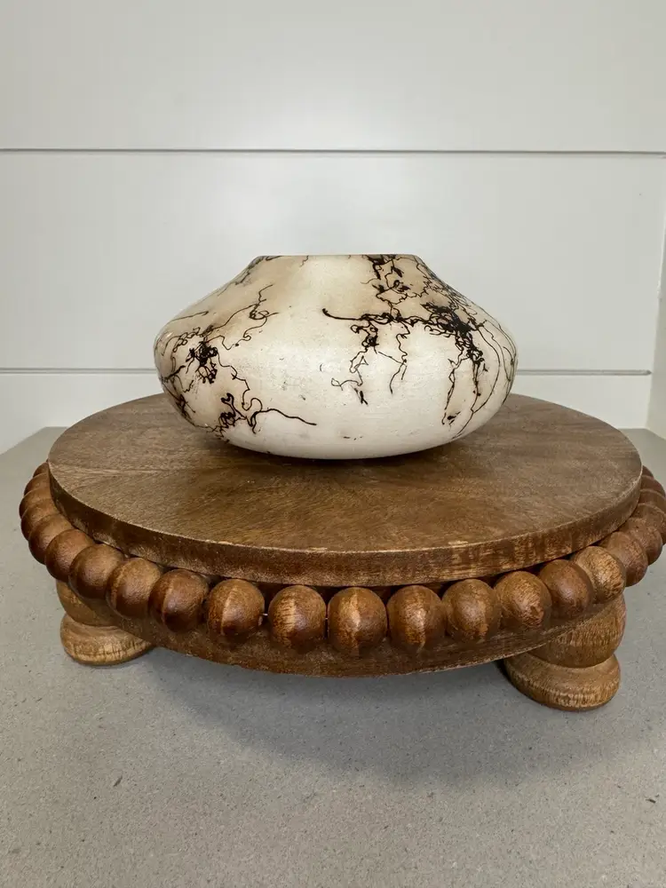 Horsehair Raku Pottery Vase