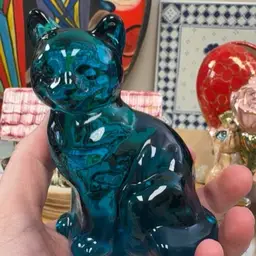 Fenton Glass Cat