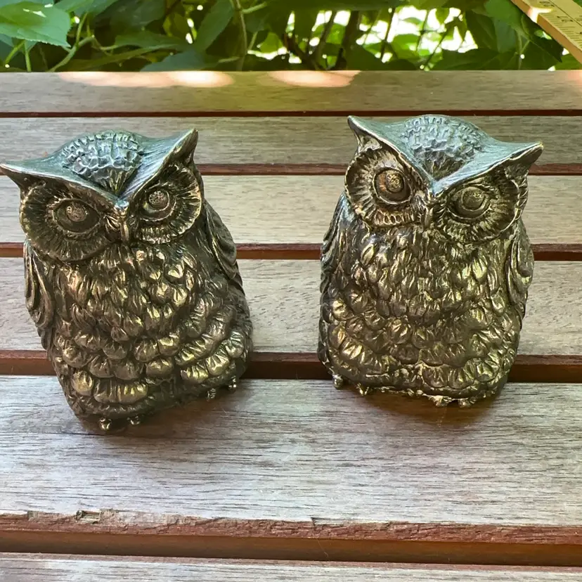 🔔 Pair Metal Owls