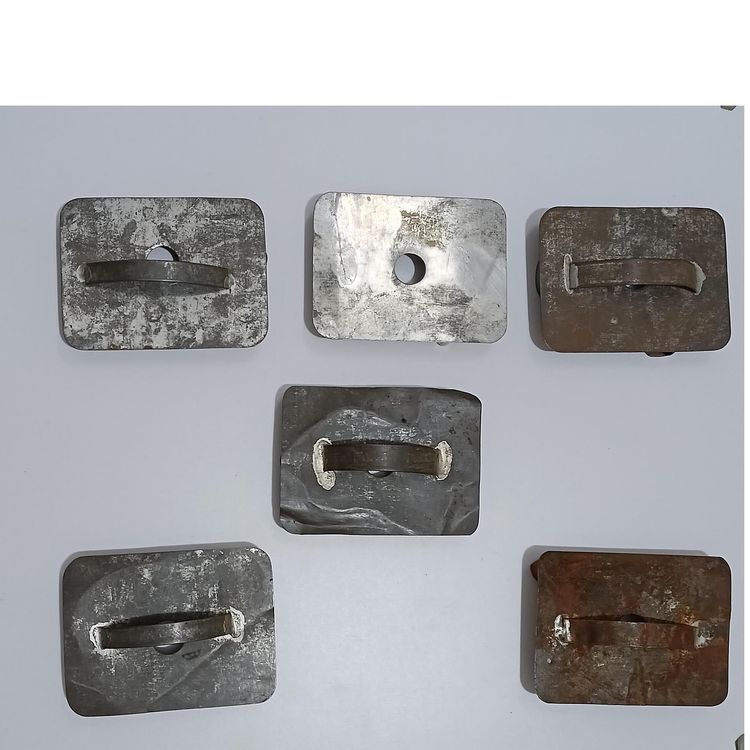 Vintage Tin Cookie Cutters Collection; Set Of 6; Cow, Bunny, Dog, Bird, Lion, Chick