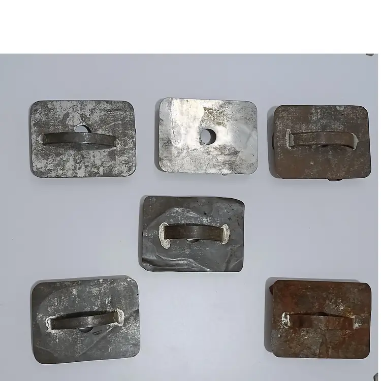 Vintage Tin Cookie Cutters Collection; Set Of 6; Cow, Bunny, Dog, Bird, Lion, Chick