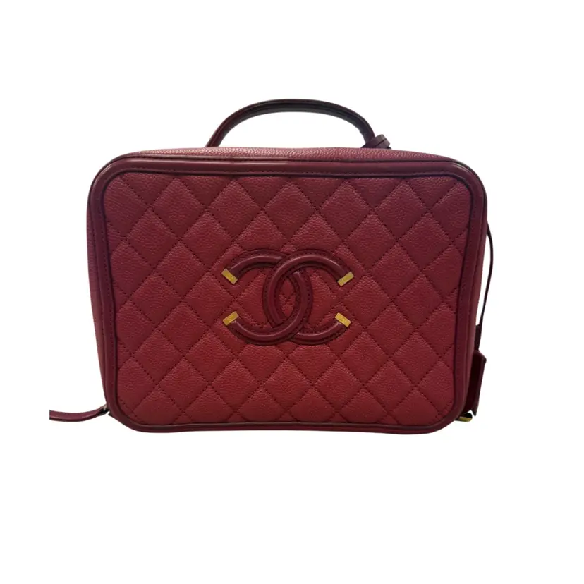 Chanel Red Filigree Vanity