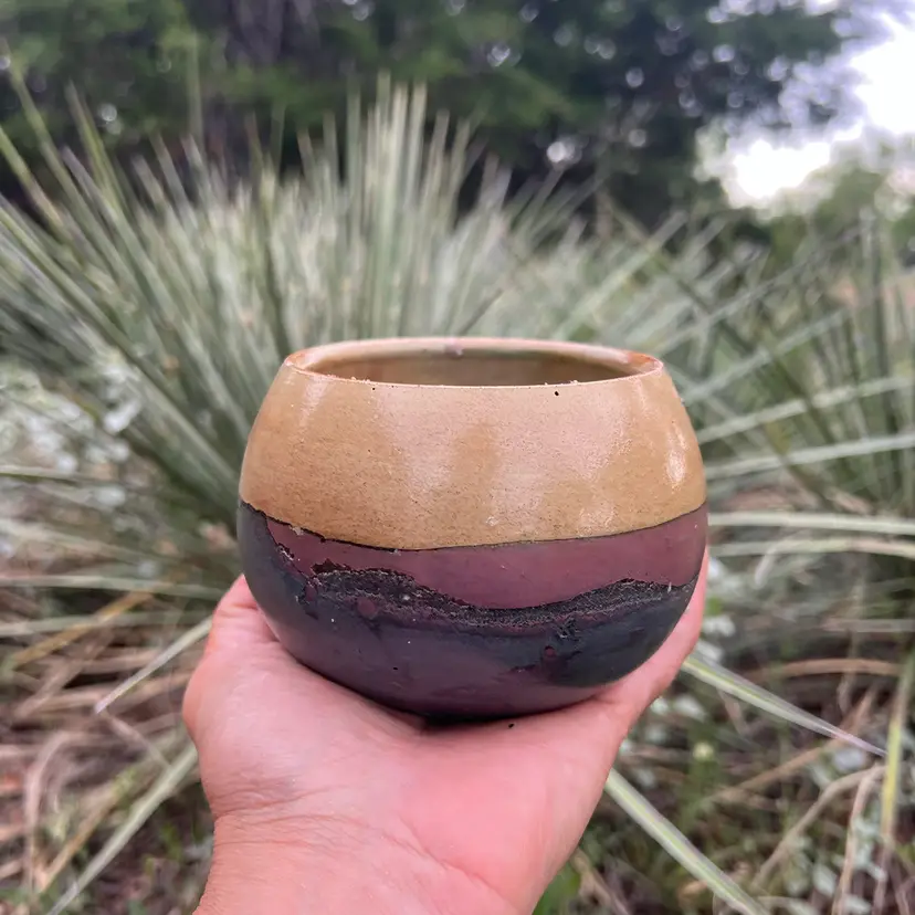 3.25” Globe Concrete Planter