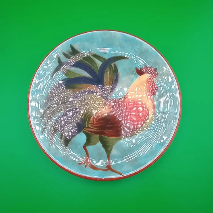 Rooster plate from Cracker Barrel