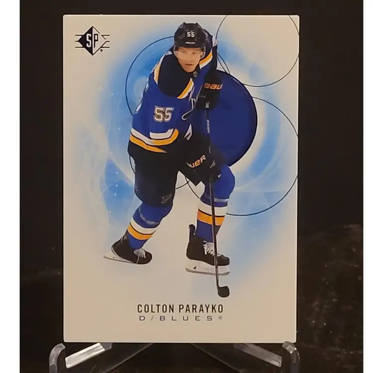 2020-21 Upper Deck SP Authentic Base #45 Colton Parayko - St. Louis Blues