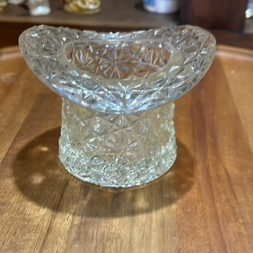 Vintage Glass Hat Holder