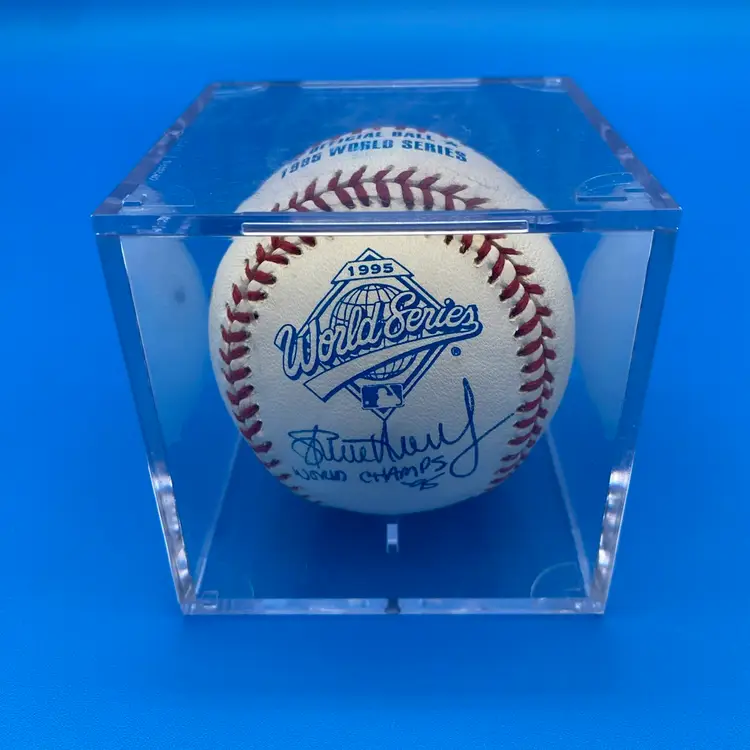 Steve Avery World Champs '95 Autographed Official 1995 World Series Baseball