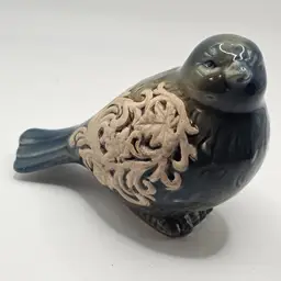 Ceramic Bird Figurine Sculpture decor