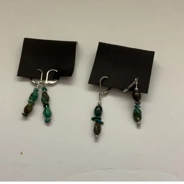 Choice Of Chrysocolla Earrings Made By Me