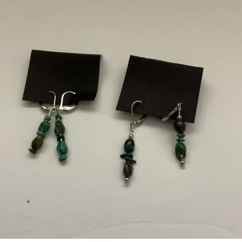 Choice Of Chrysocolla Earrings Made By Me
