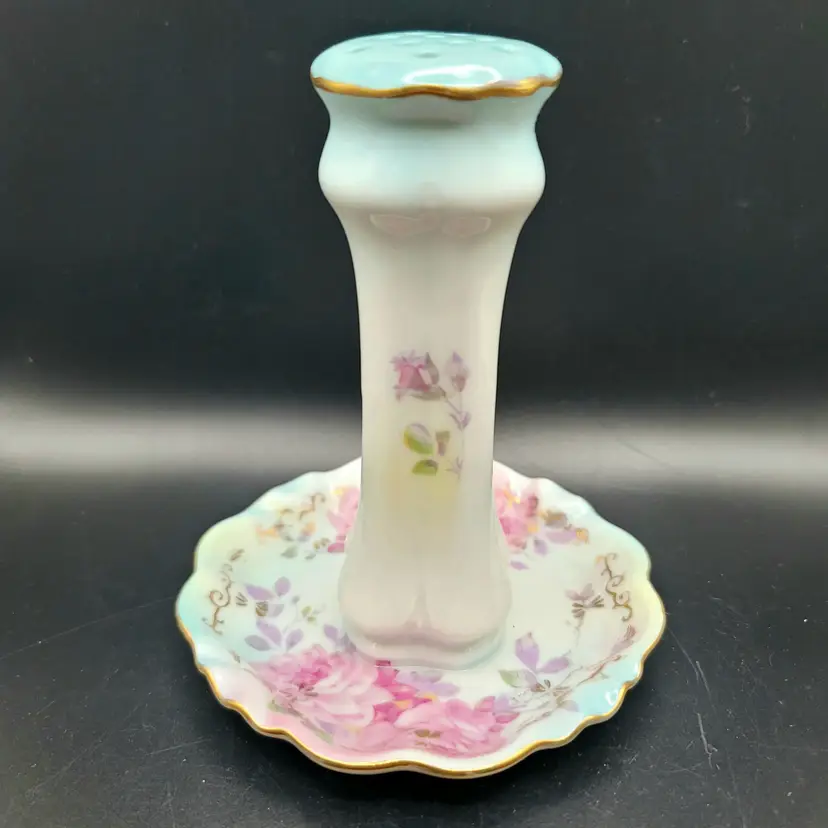 Antique RS SUHL Prussia Porcelain Hat Pin Holder