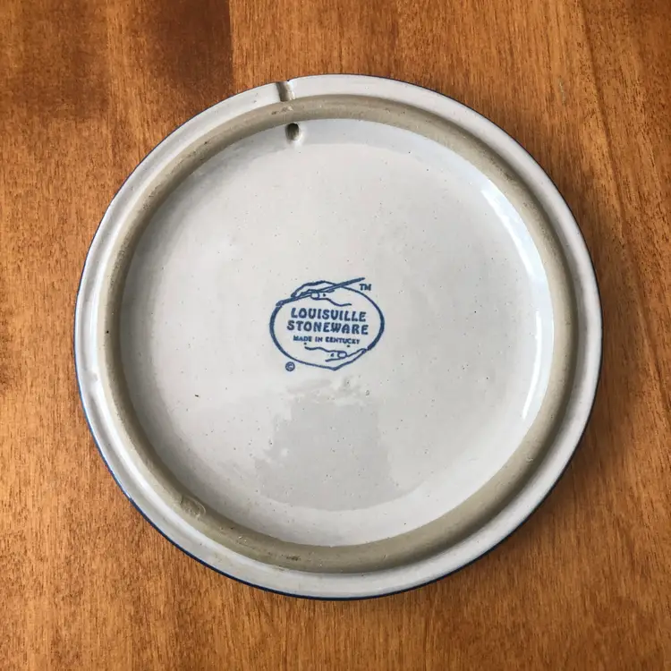 Louisville Stoneware Pottery Trivet Noahs Ark 40 Days Animals Bible Biblical 6"