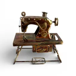Berkeley Designs Copper Sewing Machine Music Box - Plays My Favorite Things