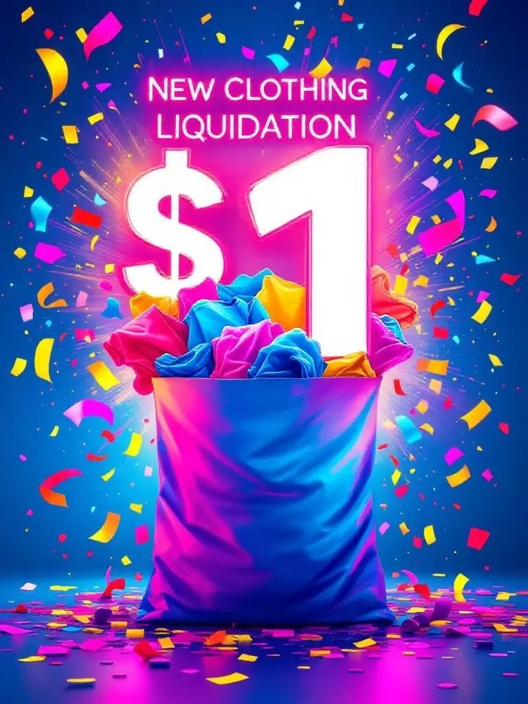 New Clothing Liquidation $1.00