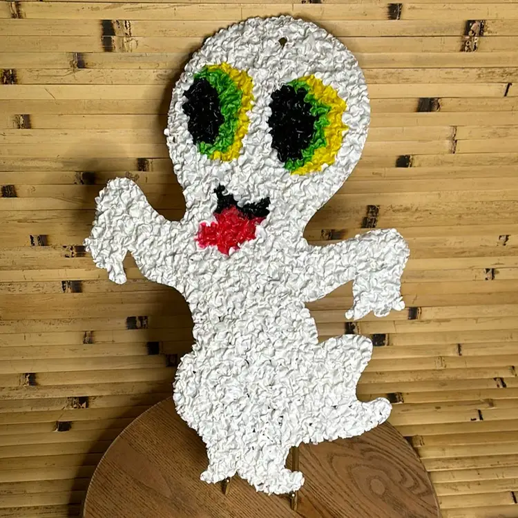 Ghost Melted Plastic Popcorn