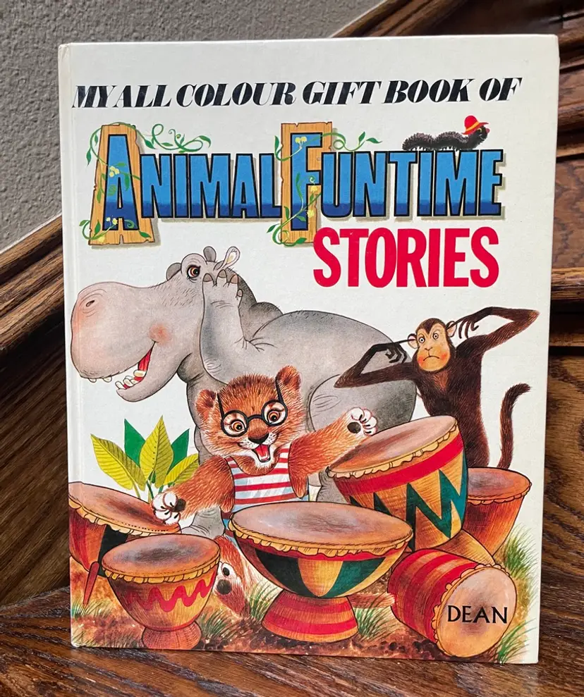 1970's My All Colour Gift Book of Animal Funtime Stories Children's Book
