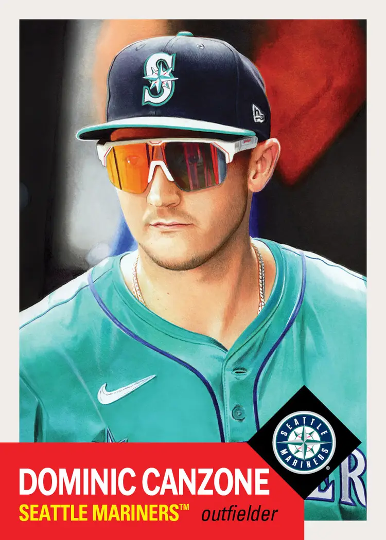 Dominic Canzone - 2025 MLB Living Set® - Card 886 - PR: 1029