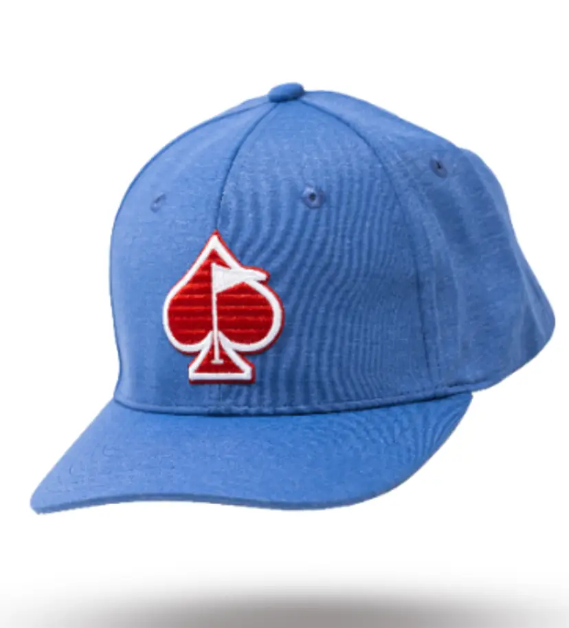 Pins and Aces PERFORMANCE SPADE HAT - BLUE
