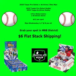2025 Topps Pro Debut/Archives 2 Box Team Spot #BFB30