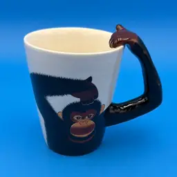 World Market Figural Chimpanzee Cup 10 oz