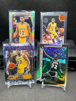 Magic Johnson Topps Basketball Lot