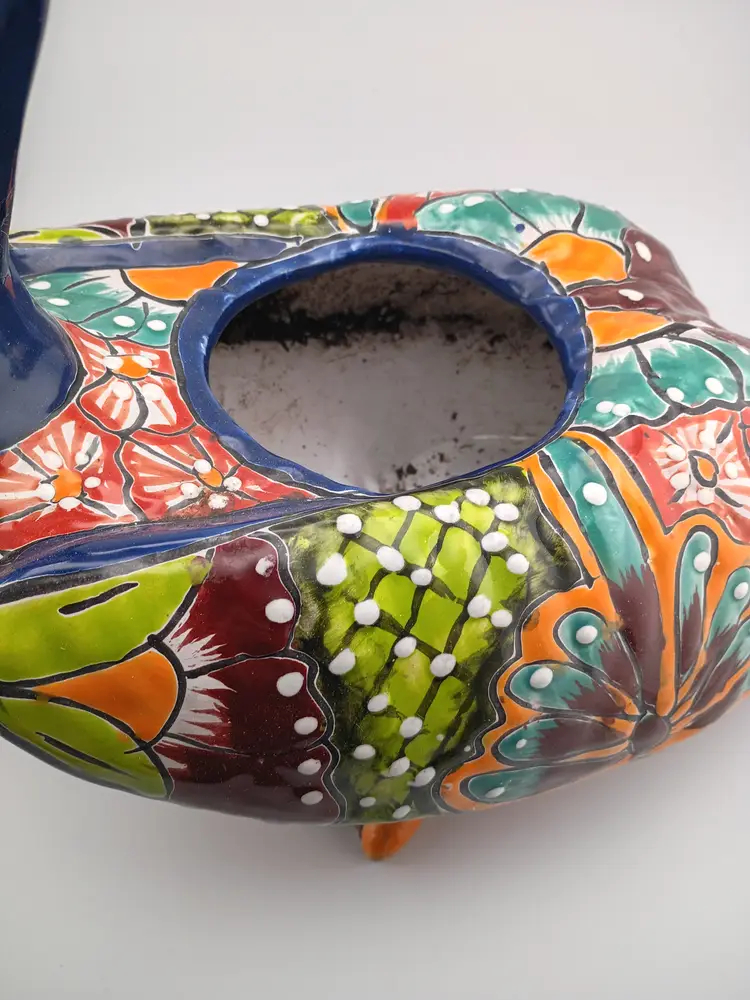 Talavera pelican planter