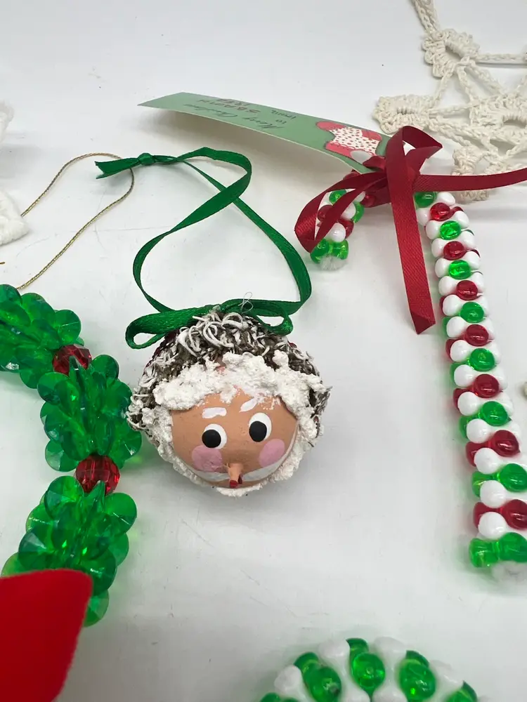 Lot Of Handmade Christmas Ornaments