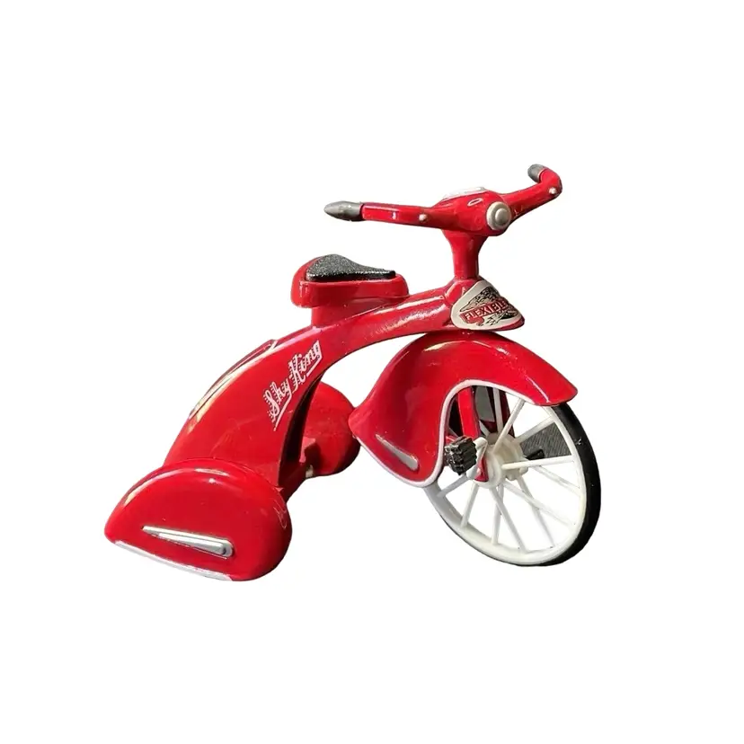 Diecast Flexible Flyer Velocipede Sky King Miniature Tricycle Bike Toy Model