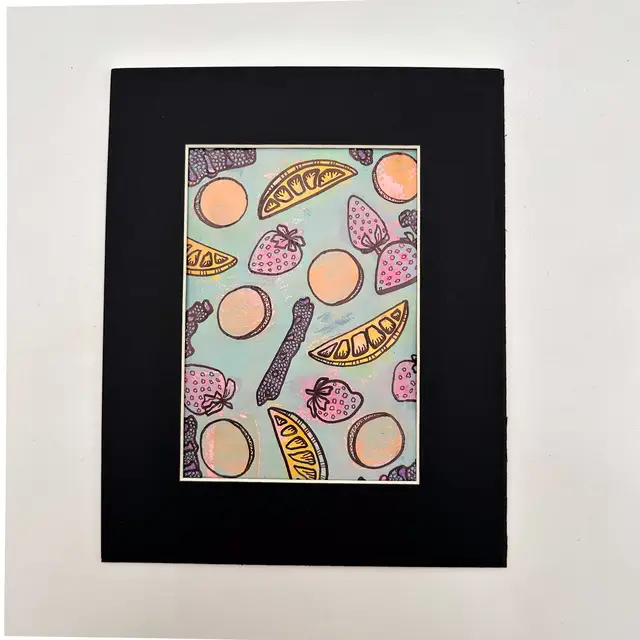 Acrylic Gel Plate Print