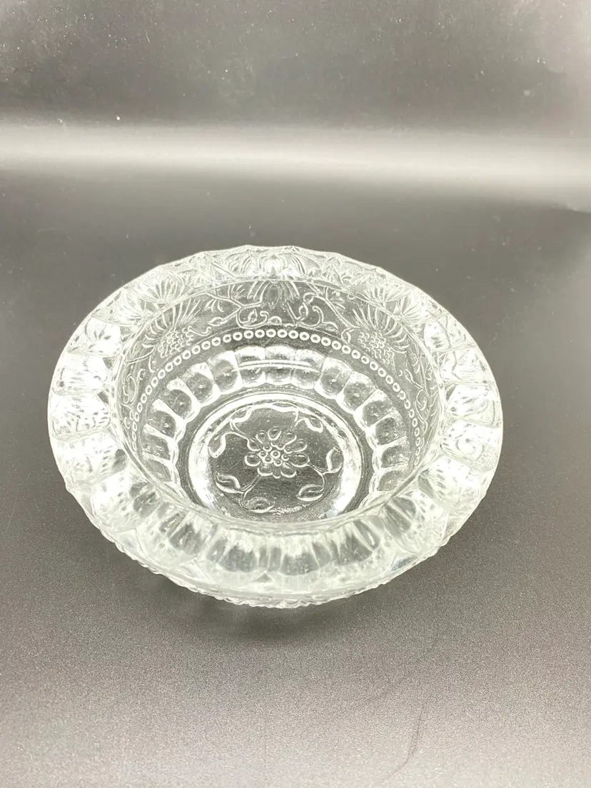 Vintage Crystal Bowl- Czechoslavakia