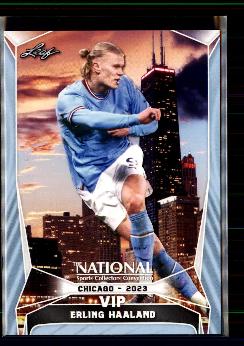 Erling Haaland 2023 Leaf National Sports Collectors Convention VIP #VIP-2 - Manchester City - (151-65)