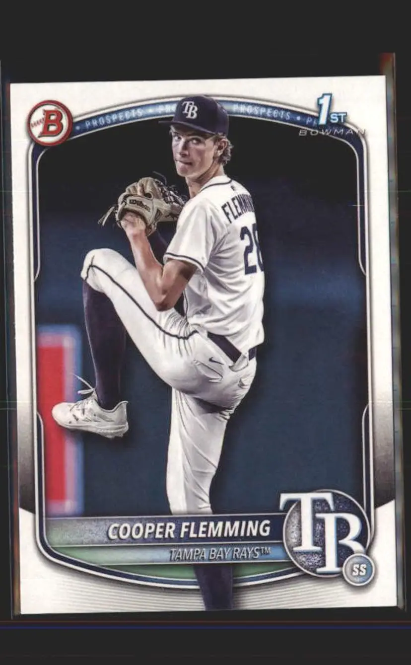 2025 Bowman Draft #BD-166 Cooper Flemming - (137) - Tampa Bay Rays