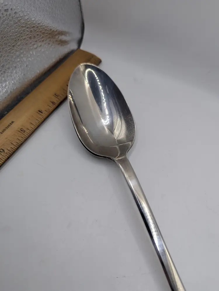 Vintage Silver Plated Gorham 1881 Reproduction of an Original Spoon"Rochambeau, to Lt. Gov. Jabez Bowen, R.I., 1780."