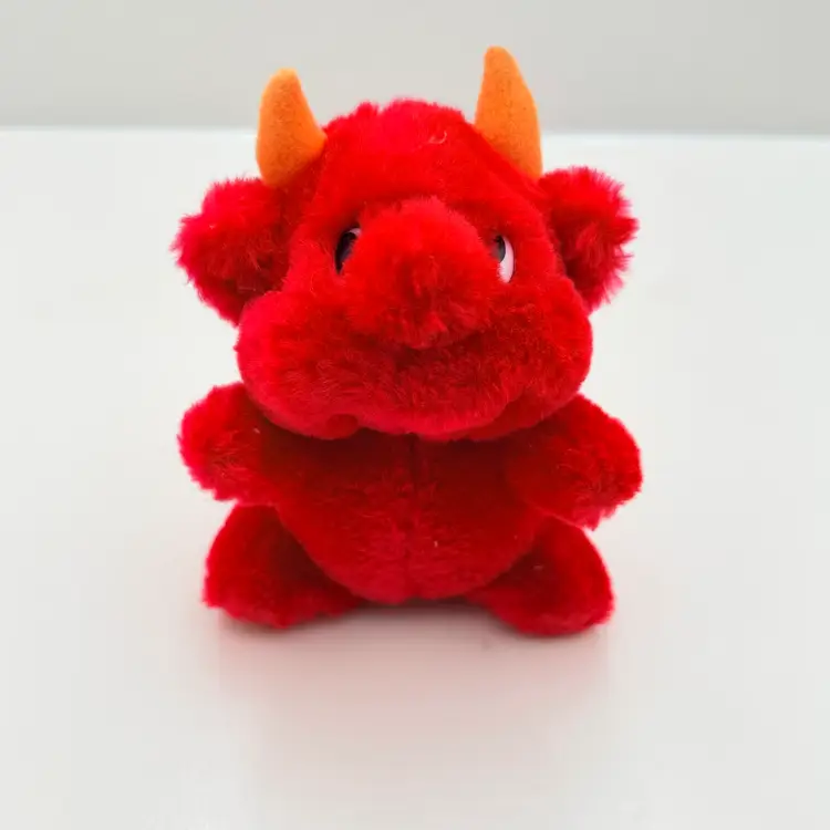 Vintage Russ Bertie Red I Love You Hot Stuff Devil Plushie